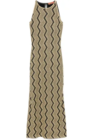 Missoni Zigzag-woven maxi dress