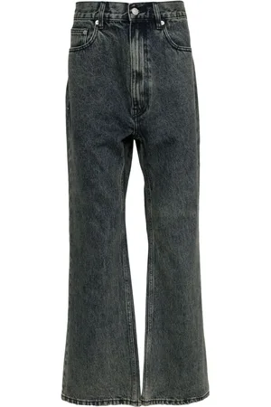 Izzue Washed straight-leg jeans