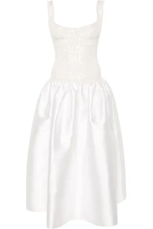 Atu Body Couture Corset-detail flared gown