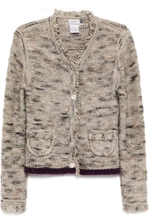 CHANEL 1999 collarless jacket