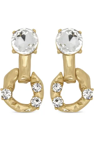 Oscar de la Renta Scramble chain-link earrings