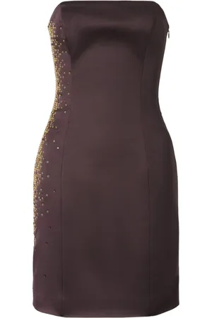 GENNY Stud-embellished mini dress