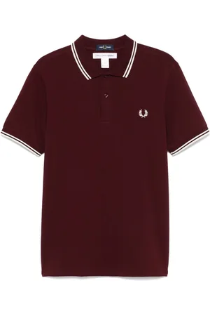 Comme des Garçons X Fred Perry logo-embroidered polo shirt