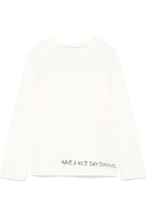 DOUUOD KIDS Logo-print T-shirt