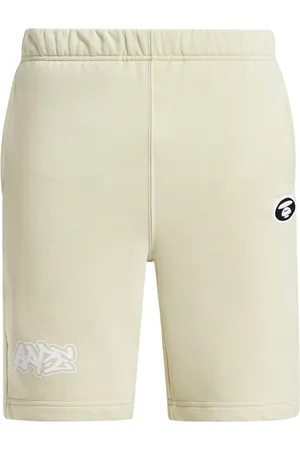 A Bathing Ape Graffiti print sweatshorts