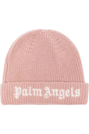 Palm Angels Logo-embroidered beanie