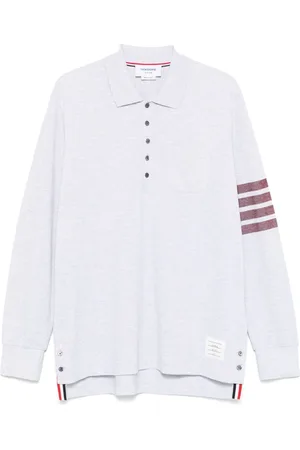 Thom Browne 4-Bar stripe polo shirt