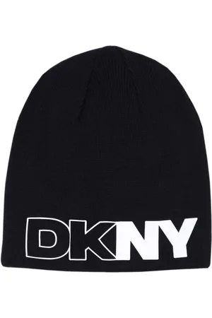 DKNY Logo-print knitted beanie