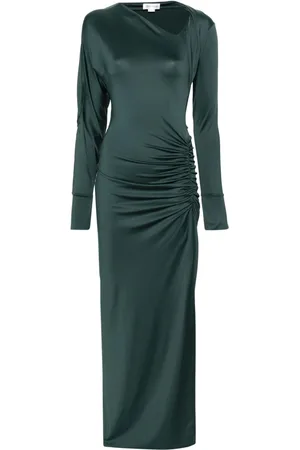 Victoria Beckham Asymmetric-neck maxi dress