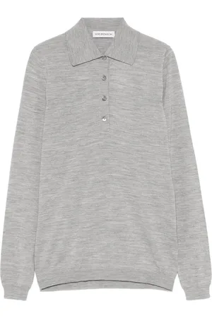 GOES BOTANICAL Merino wool polo top