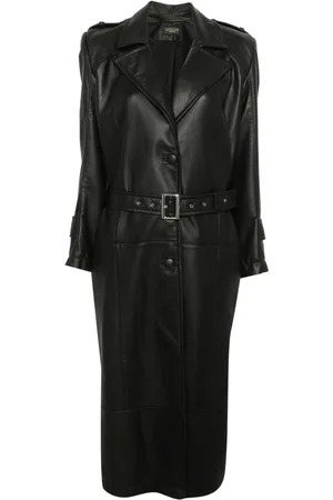MITILIANE COUTURE Leather trench coat