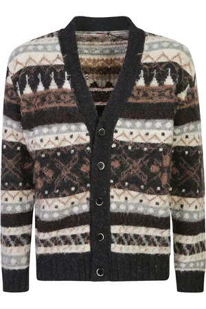 BARENA Fair isle-knit cardigan