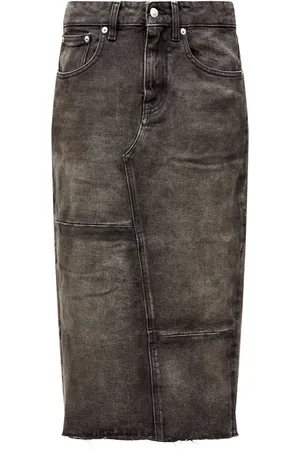 Maison Margiela Rear slit denim skirt
