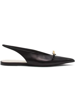 Lanvin Slingback leather ballerina shoes