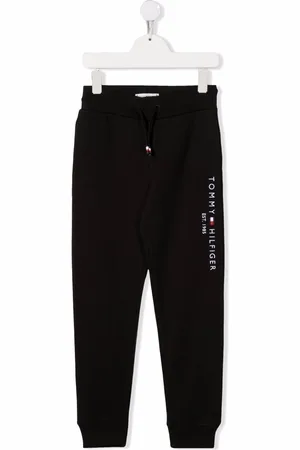 Tommy Hilfiger Logo-embroidered cotton track pants