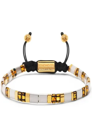 Nialaya Tila-beads marbled bracelet