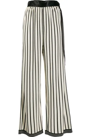 Jean Paul Gaultier 1988 striped palazzo trousers