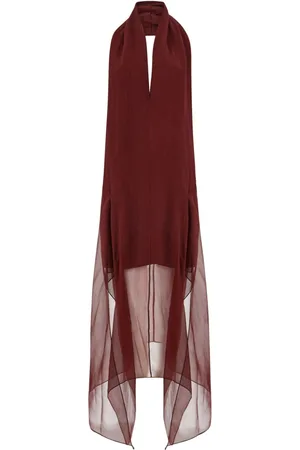 Salvatore Ferragamo Halterneck silk dress
