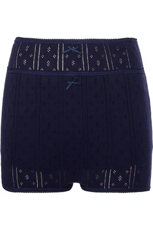 J.W.Anderson Double-layer pointelle shorts