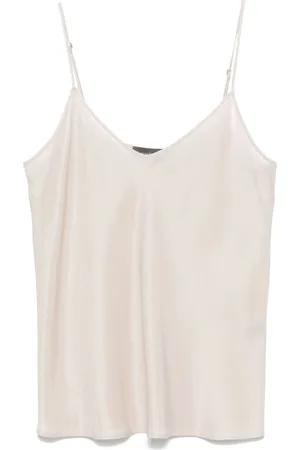 LORENA ANTONIAZZI Sheer tank top