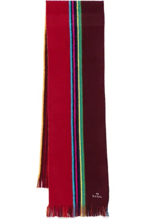 Paul Smith Sports-Stripe reversible scarf