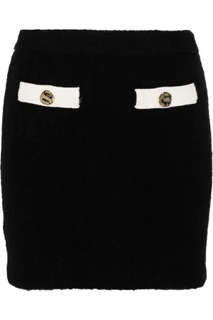 Self-Portrait Knitted mini skirt