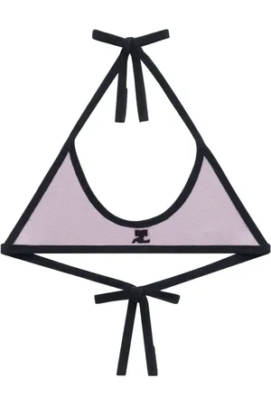 Courrèges Contrasting-trim bralette