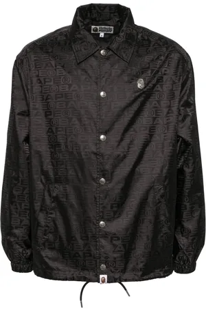 A Bathing Ape Logo-monogram shirt jacket