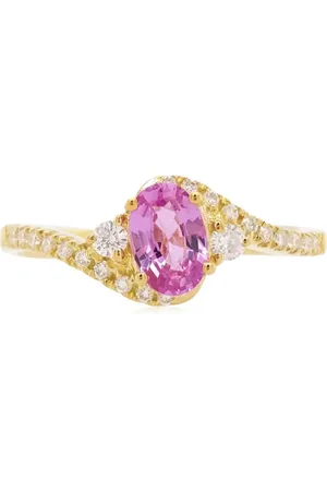 HYT Jewelry 18kt yellow diamond and sapphire ring