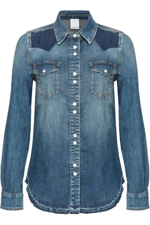 Pinko Panelled denim shirt