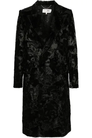 Maison Margiela Patterned-jacquard coat