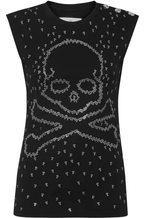 Philipp Plein Skull & Bones tank top