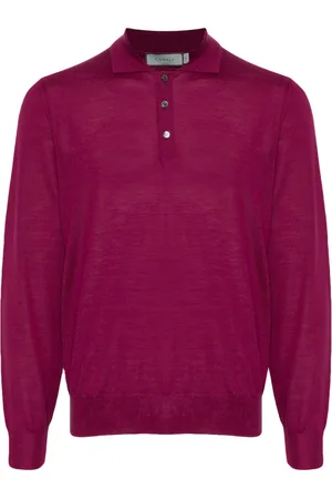 CANALI Merino-wool polo shirt