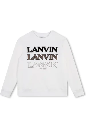 Lanvin Logo-embroidered crew-neck sweatshirt