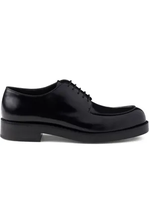 Prada Brushed leather derby shoes