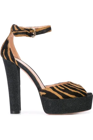 Madison.Maison Zebra platform sandals