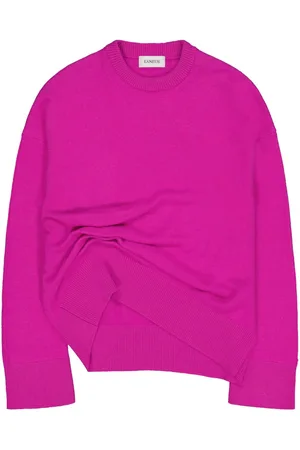 LANEUS Ruched-detailing jumper
