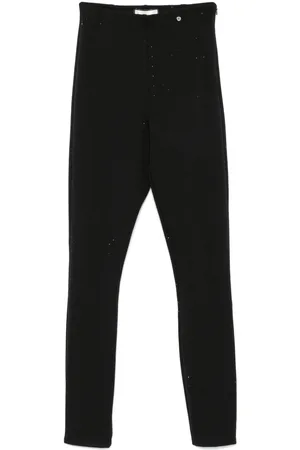NISSA Rhinestone-embellished leggings