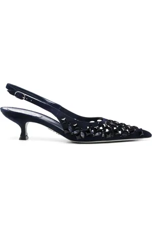 RENE CAOVILLA 45mm laser-cut pumps