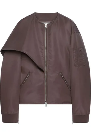 Courrèges Bow-collar bomber jacket