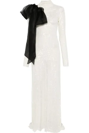 Atu Body Couture Draped-detail maxi dress