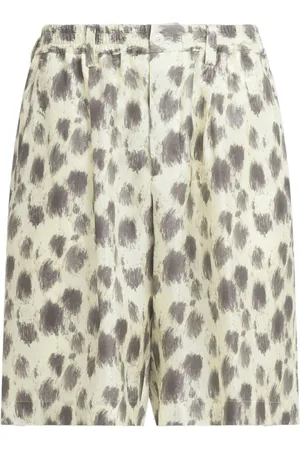 Marni Printed silk bermuda shorts