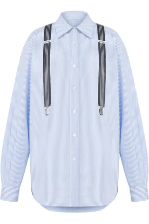 Moschino Suspenders-print shirt