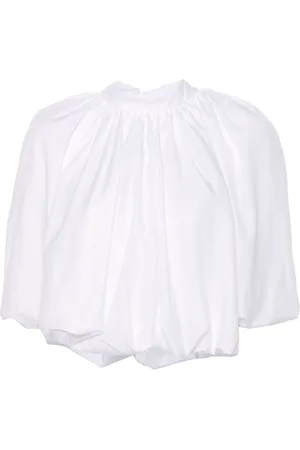 Simone Rocha Bow-embellished balloon-sleeves top