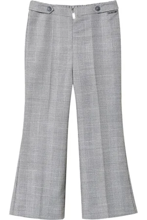 Twin-Set Flared plaid trousers