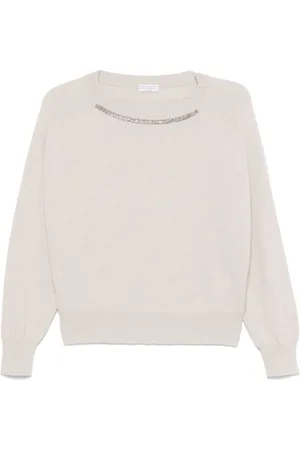 Brunello Cucinelli Bead-detailed sweater
