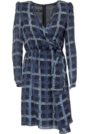 Emporio Armani Check-pattern dress
