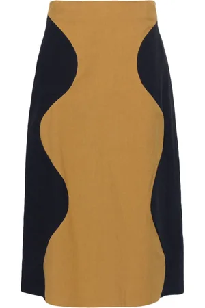 Colville Panelled midi skirt