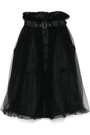 NOIR KEI NINOMIYA Belted midi skirt