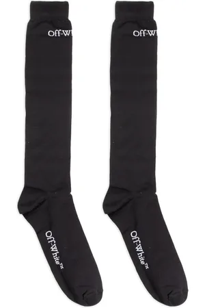 OFF-WHITE Logo-jacquard socks